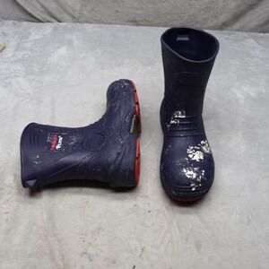 Tingley Flite Unisex M10 W12 Work Boots Blue Rubber Composite Toe 26256 READ